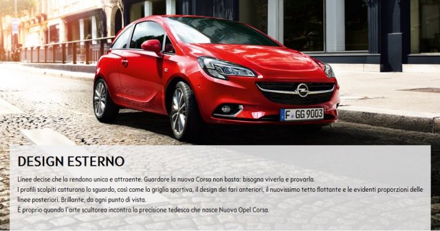 2015 Nuova Opel Corsa 2015
